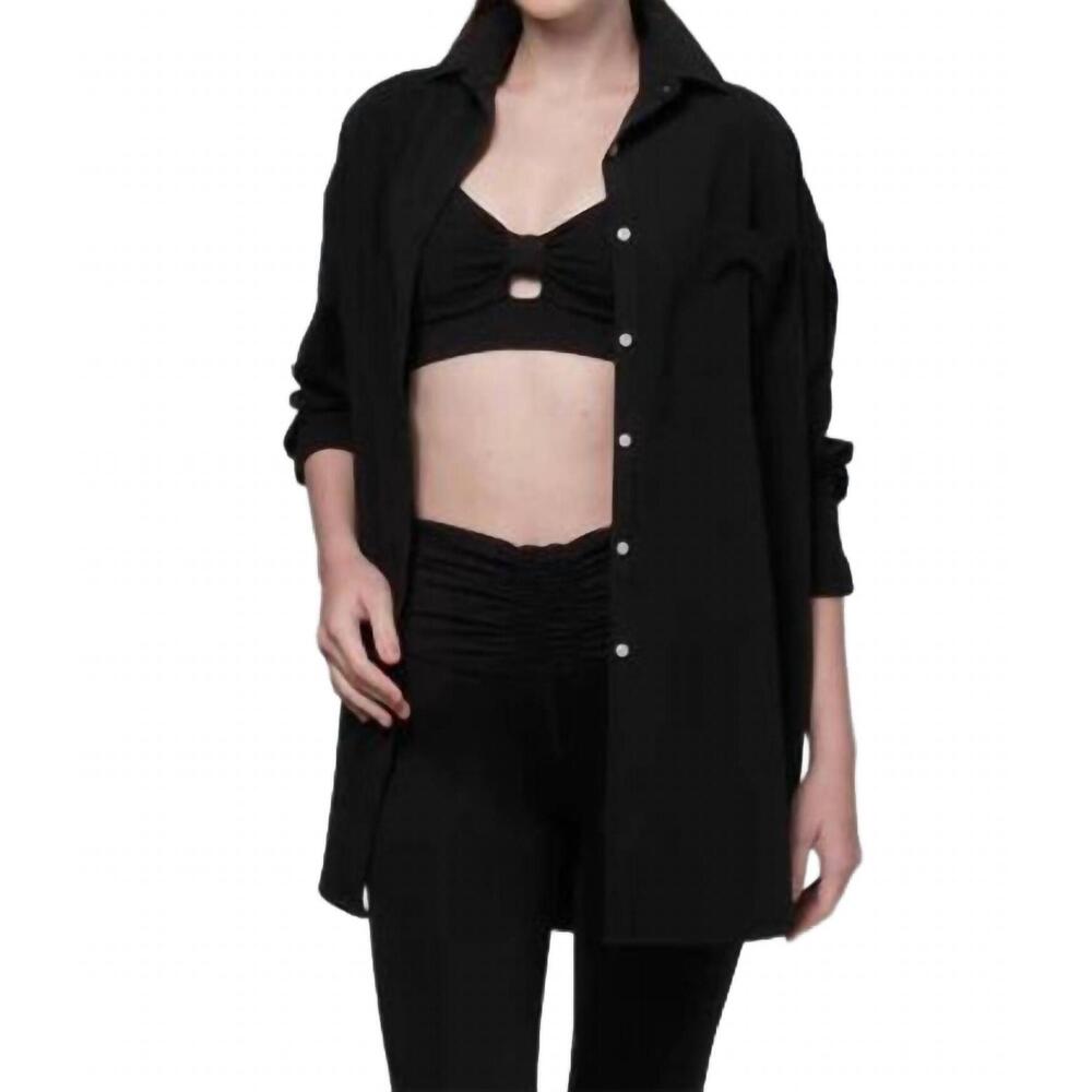 NEW 925 FIT chez-mise waterproof shirt in black